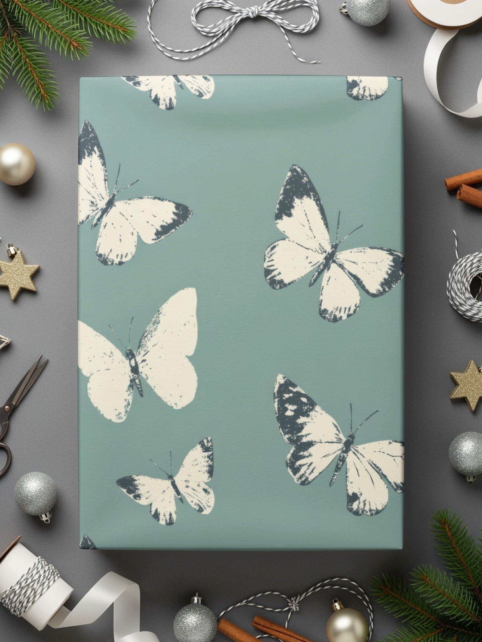 Vintage Butterfly Canvas Art, Elegant Wall Decor, Modern Pastel Home Decoration, Nature Inspired Living Room Artwork, Minimalist Chic Style