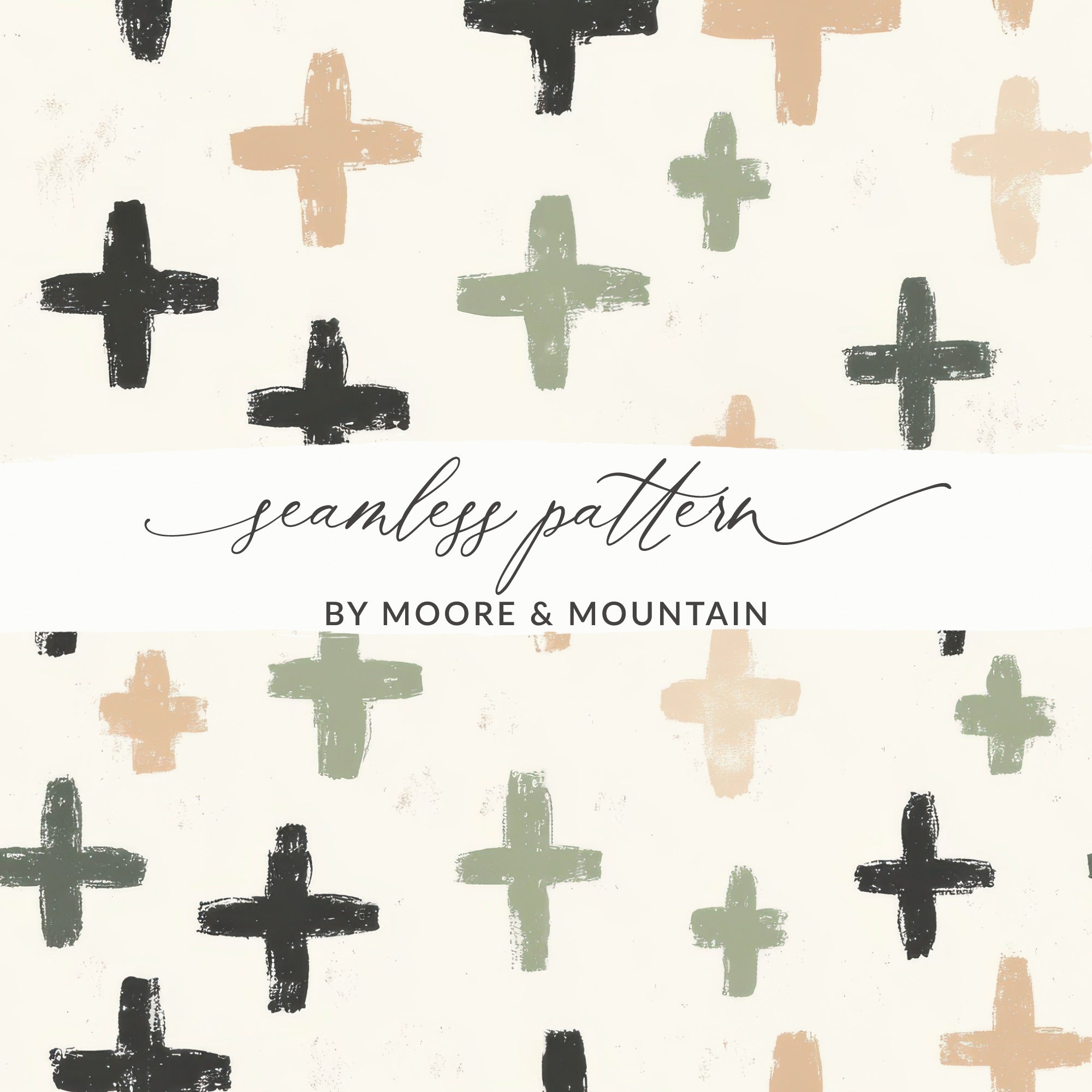 Abstract Cross Brush Strokes Seamless Pattern, Modern Neutral Tones, Digital Download Wallpaper, Home Decor Fabric Design, Craft Supplies